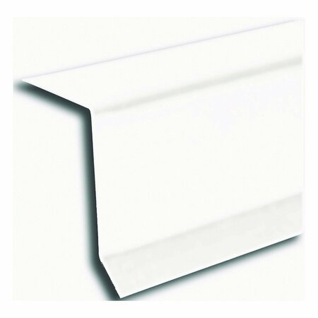 AMERIMAX HOME PRODUCTS West Coast Drip Edge, 10 ft L, Steel, White 5760200120